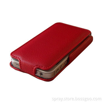 Leather Folio Flip-Up Folding Case Cover for iPhone, Available in Multiple Colors
